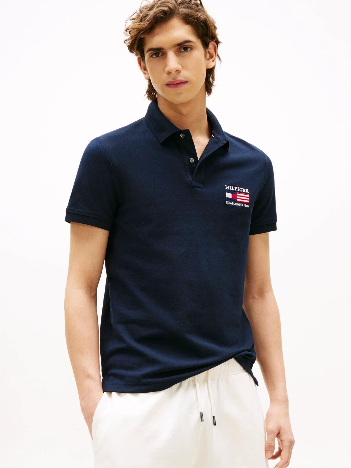 Poloshirt Tommy Hilfiger Mangas Cortas Estampado Para Caballeros by Tommy Hilfiger