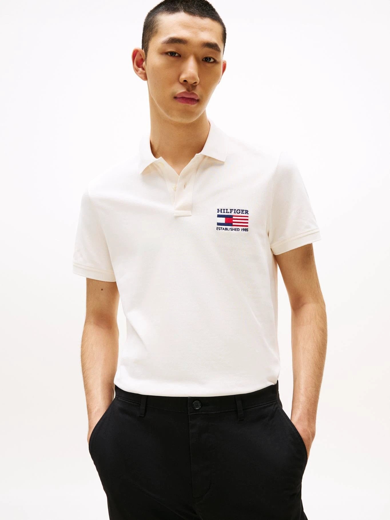 Poloshirt Tommy Hilfiger Mangas Cortas Estampado Para Caballeros by Tommy Hilfiger