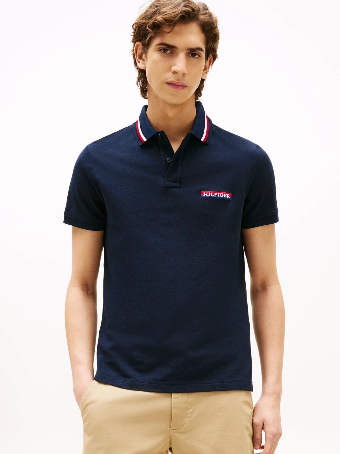 Poloshirt Tommy Hilfiger Mangas Cortas Estampado Para Caballeros by Tommy Hilfiger