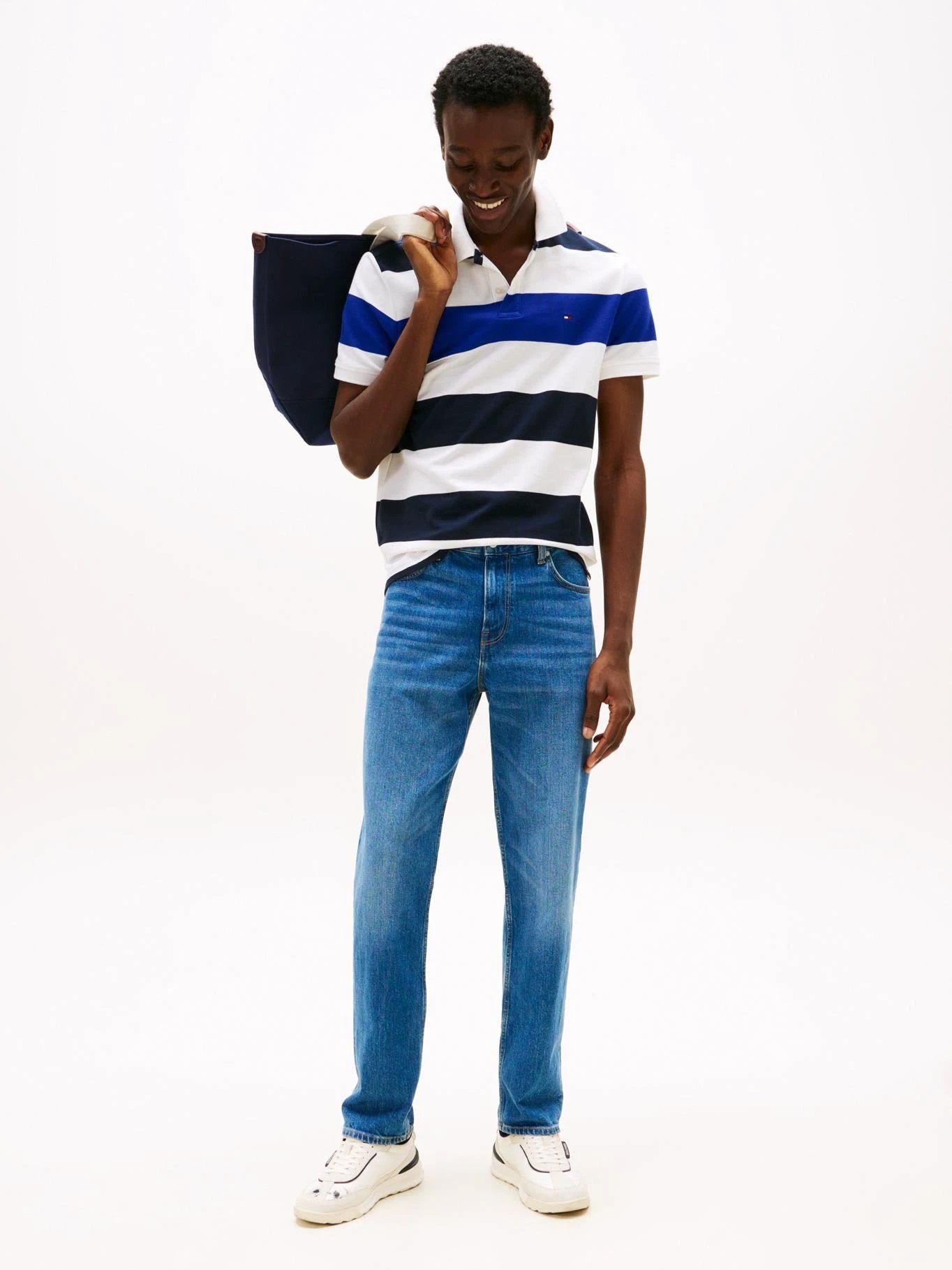 Poloshirt Tommy Hilfiger Mangas Cortas Rayas Para Caballeros by Tommy Hilfiger