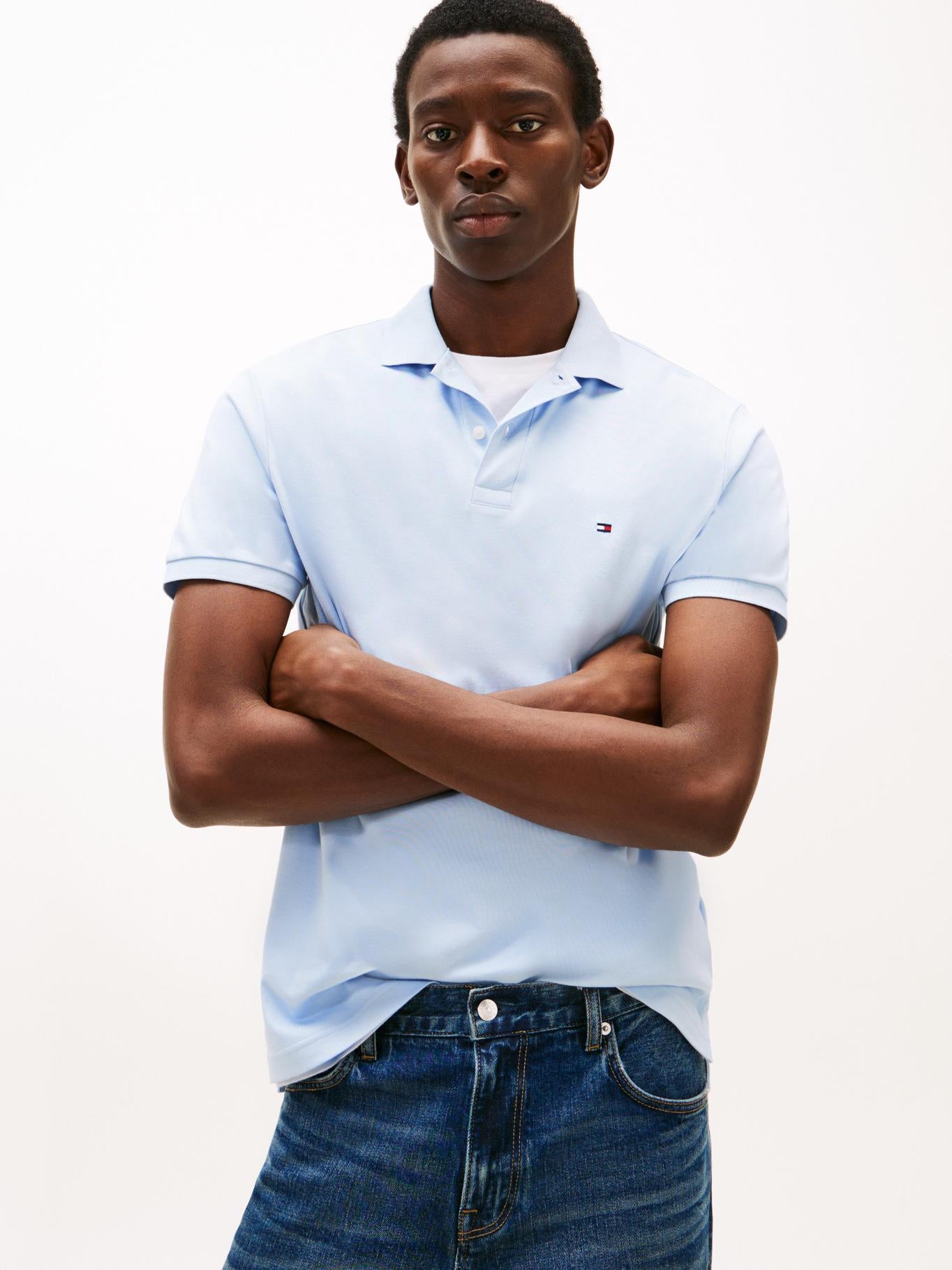 Poloshirt Tommy Hilfiger Mangas Cortas Liso para Caballeros