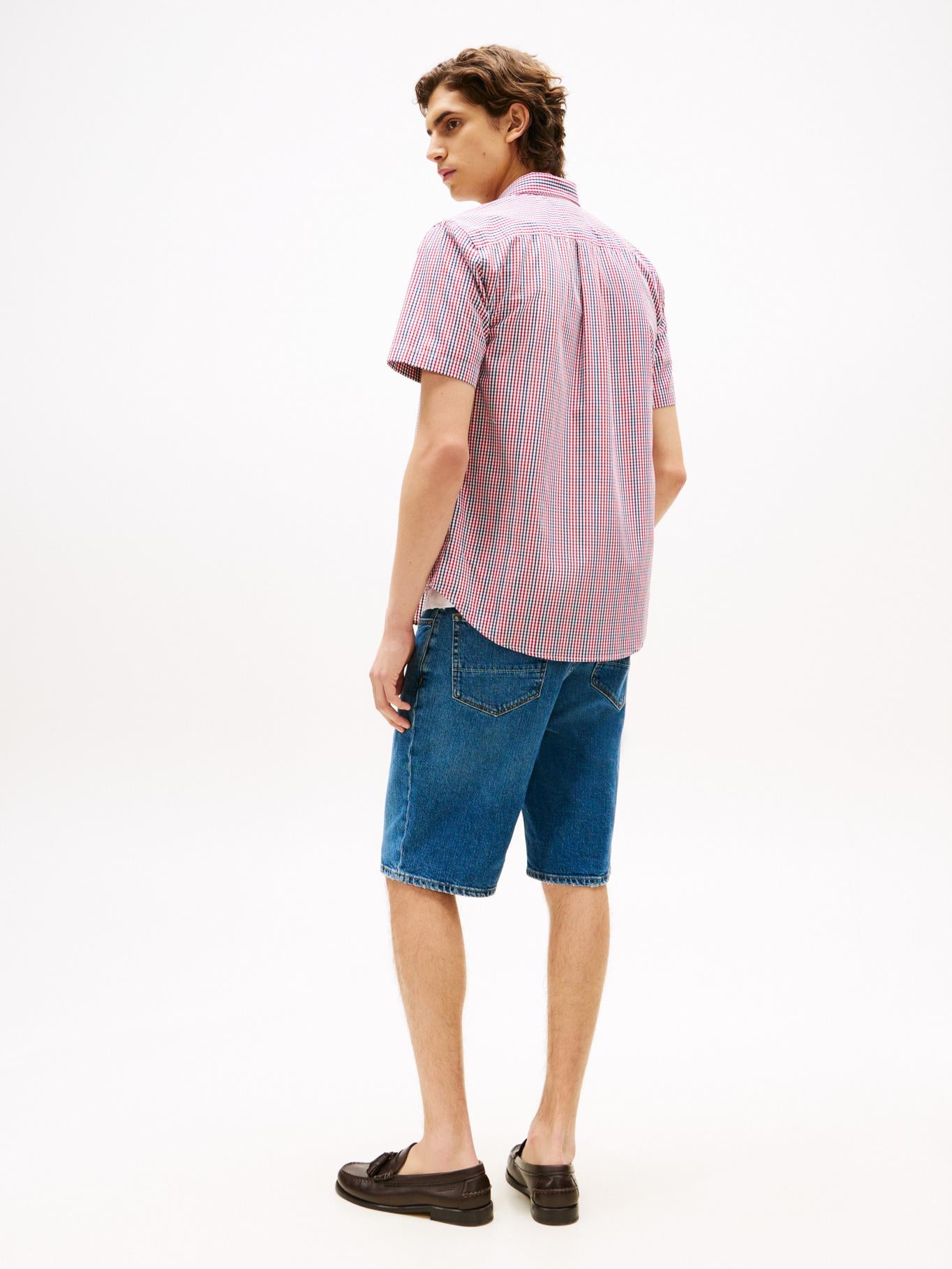 Camisa Tommy Hilfiger Mangas Cortas Cuadros Para Caballeros by Tommy Hilfiger