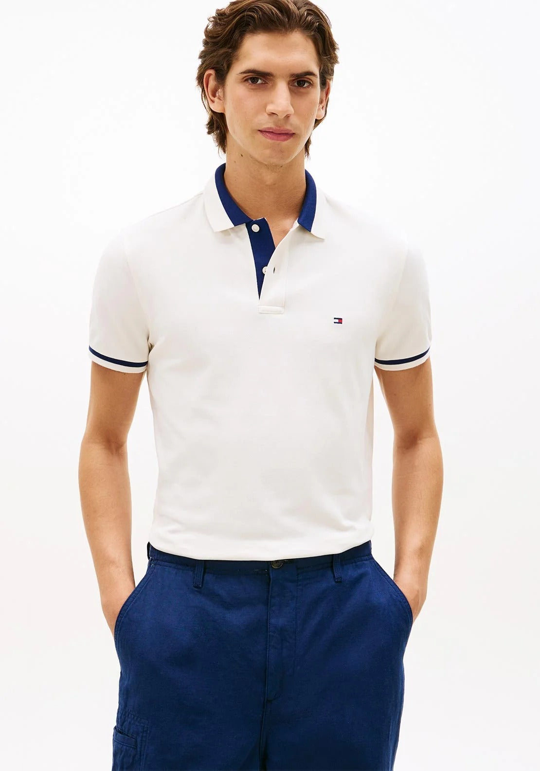 Poloshirt Tommy Hilfiger Mangas Cortas Liso para Caballeros
