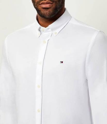 Camisa Tommy Hilfiger Mangas Largas Lisa para Caballeros