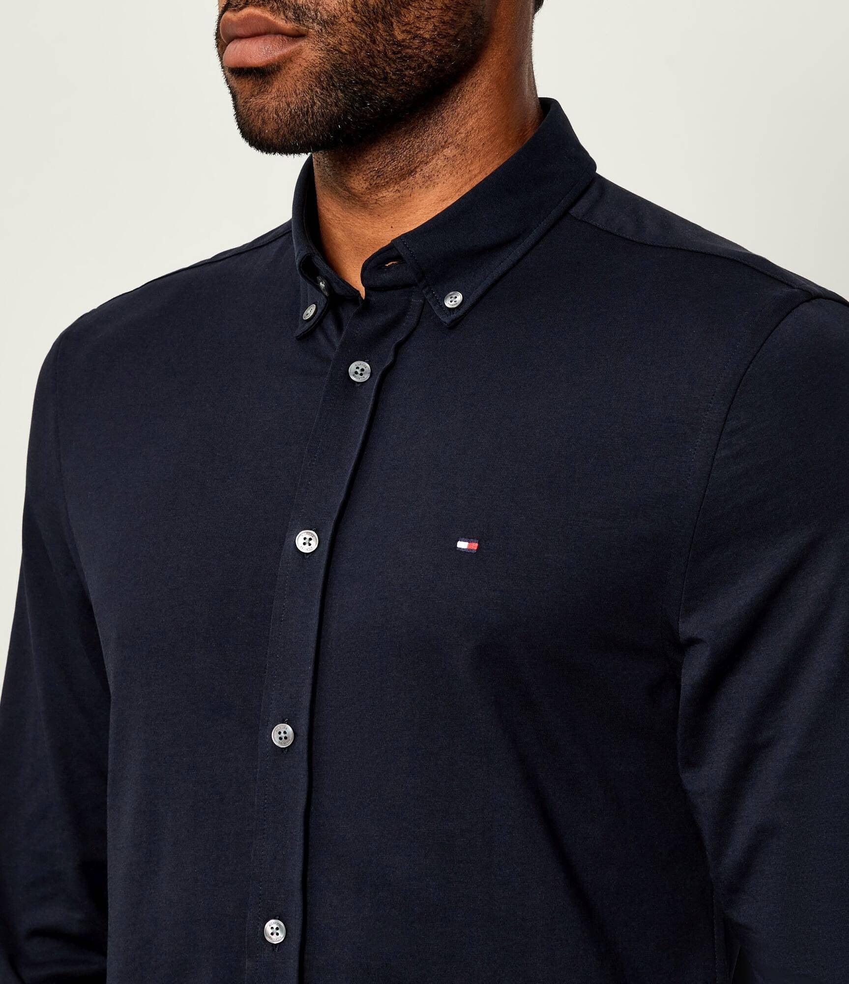 Camisa Tommy Hilfiger Mangas Largas Lisa para Caballeros