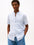 Camisa Tommy Hilfiger Mangas Cortas Rayas Cuello Chino Para Caballeros