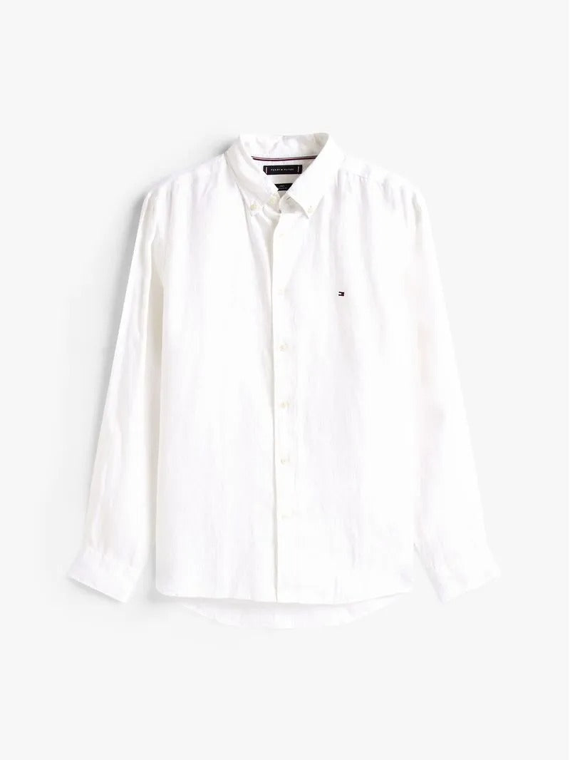 Camisa Tommy Hilfiger Mangas Largas Lisa para Caballeros