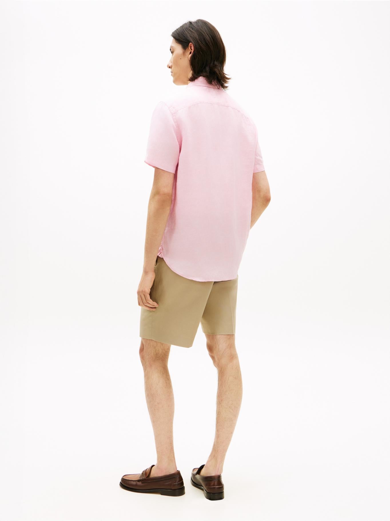 Camisa Tommy Hilfiger Mangas Cortas Lisa para Caballeros