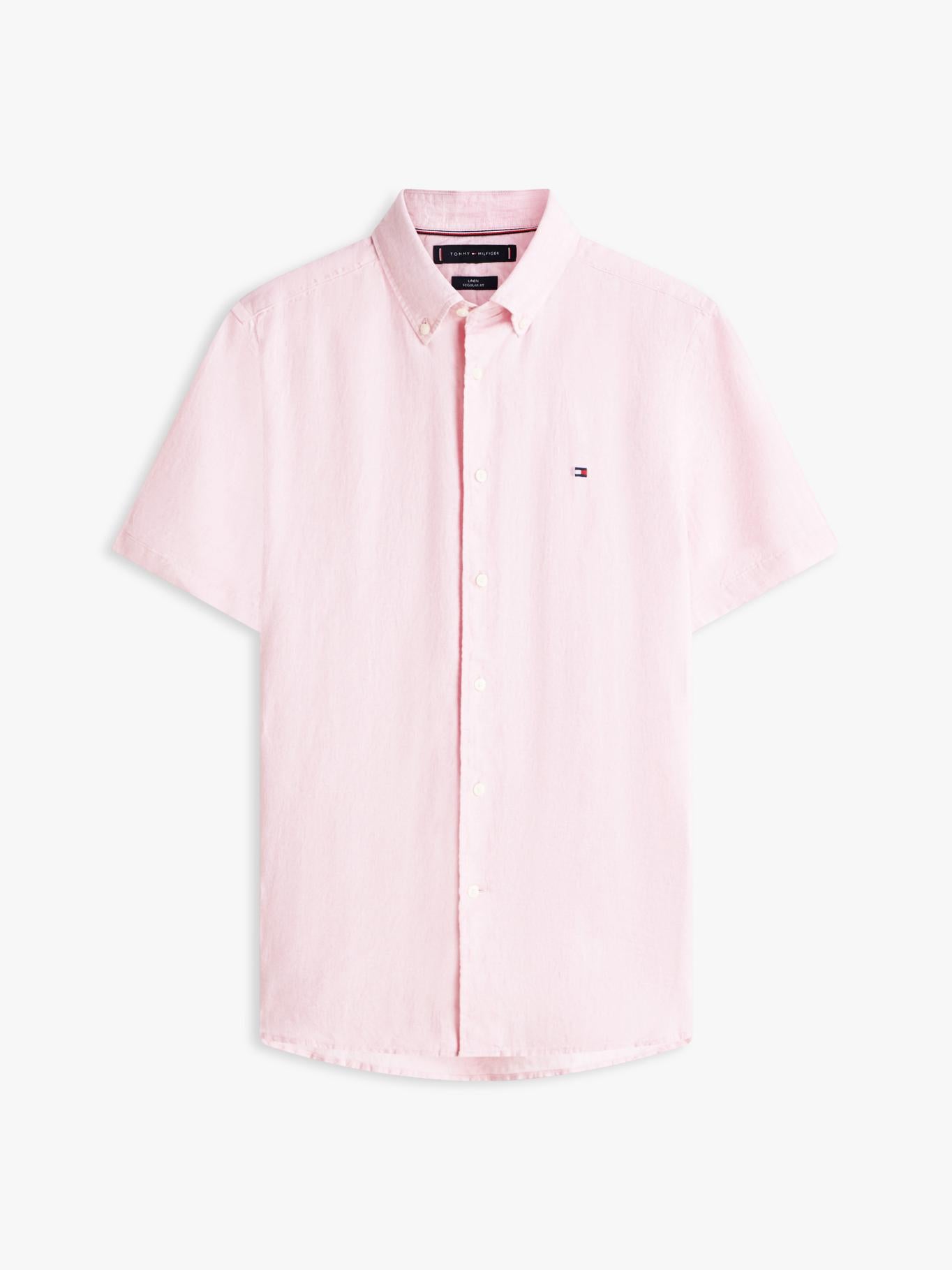 Camisa Tommy Hilfiger Mangas Cortas Lisa para Caballeros