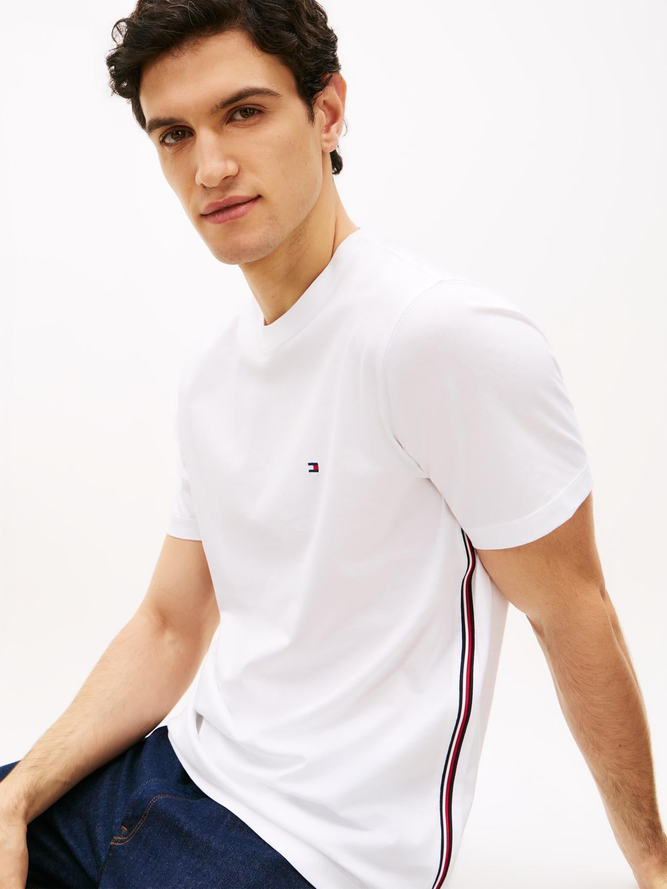 Camiseta Tommy Hilfiger Mangas Cortas Lisa para Caballeros