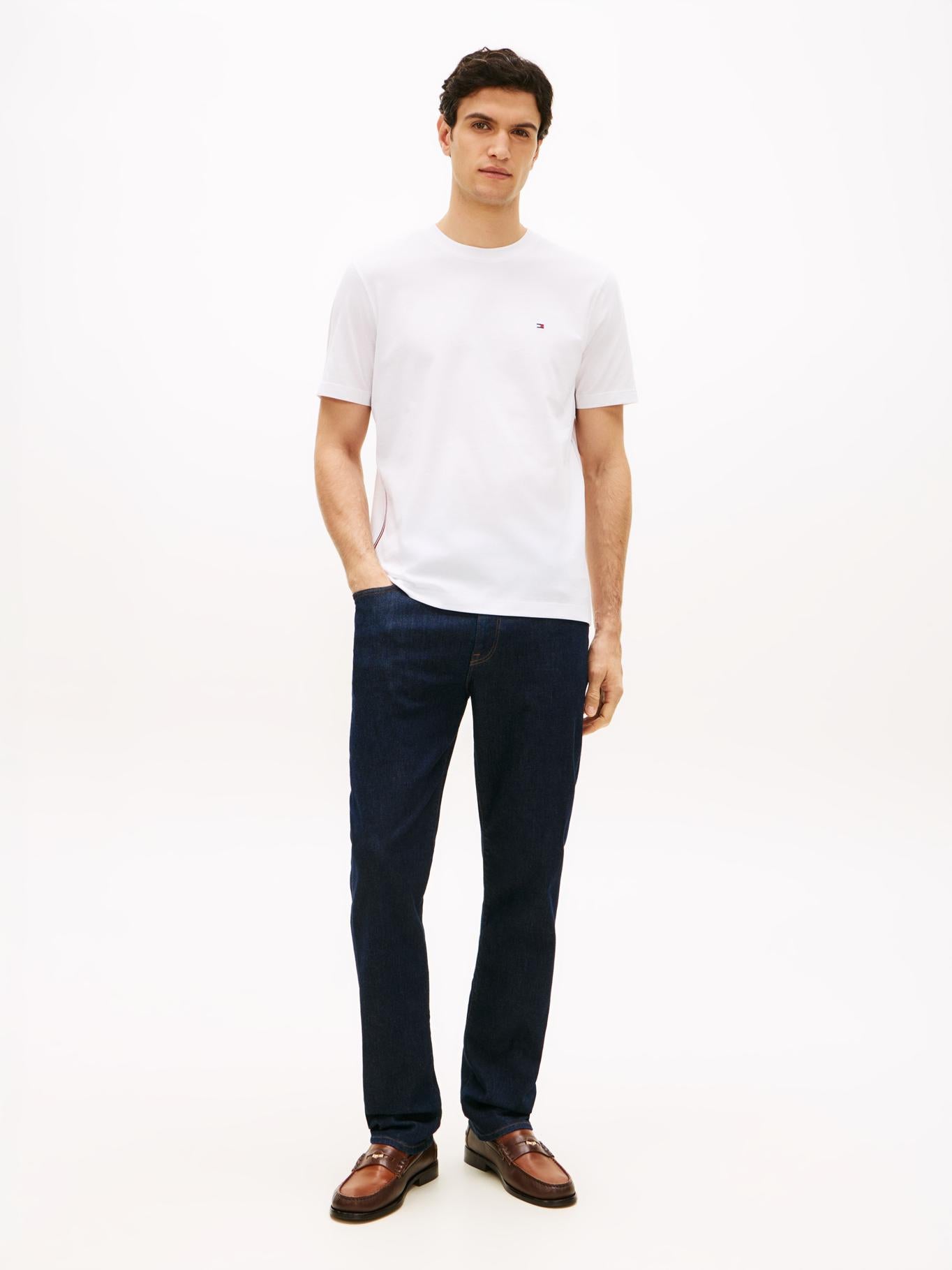 Camiseta Tommy Hilfiger Mangas Cortas Lisa para Caballeros