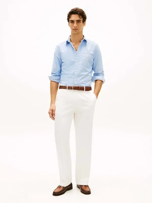 Camisa Tommy Hilfiger Mangas Largas Lisa para Caballeros