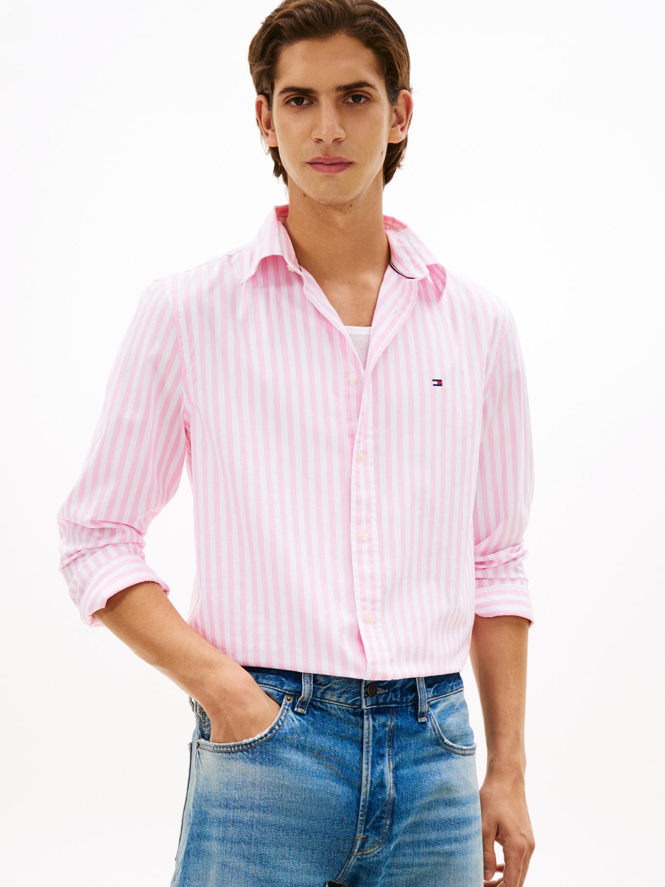 Camisa Tommy Hilfiger Ml Rayas Cab
