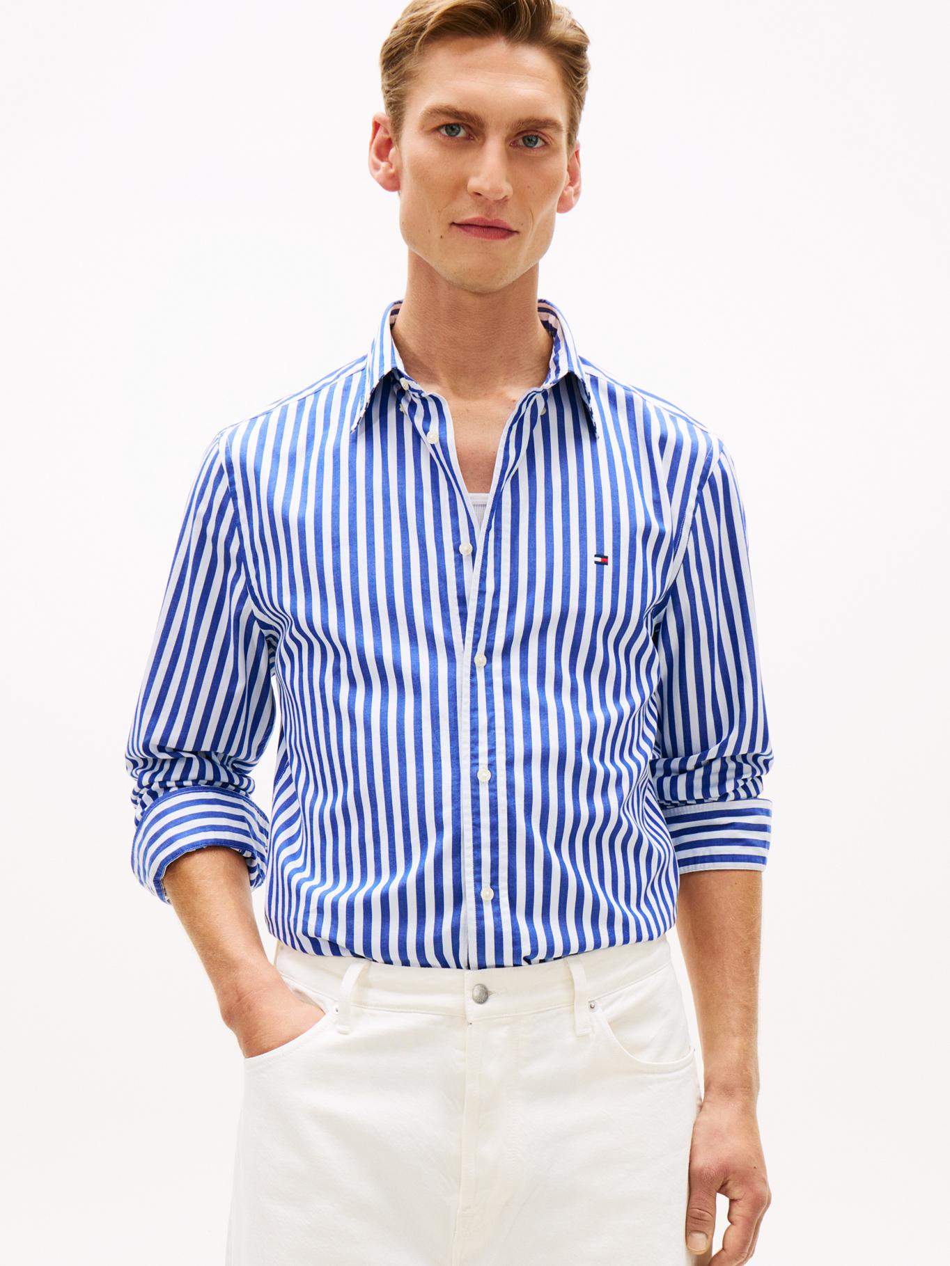 Camisa Tommy Hilfiger Ml Rayas Cab