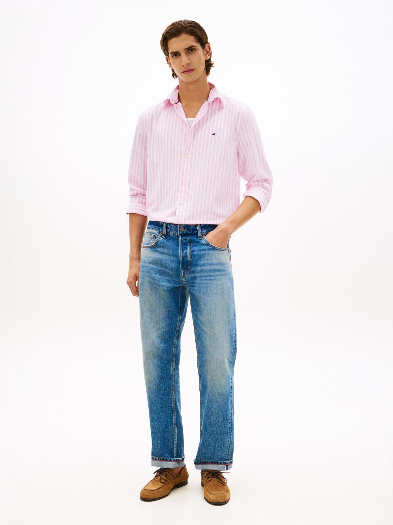 Camisa Tommy Hilfiger Ml Rayas Cab