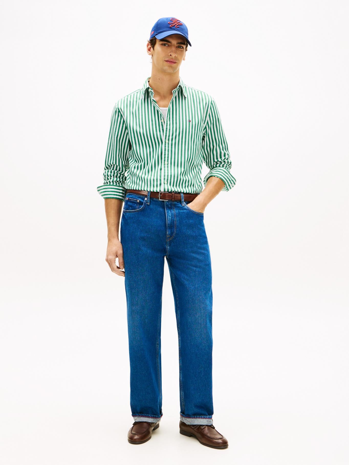 Camisa Tommy Hilfiger Ml Rayas Cab