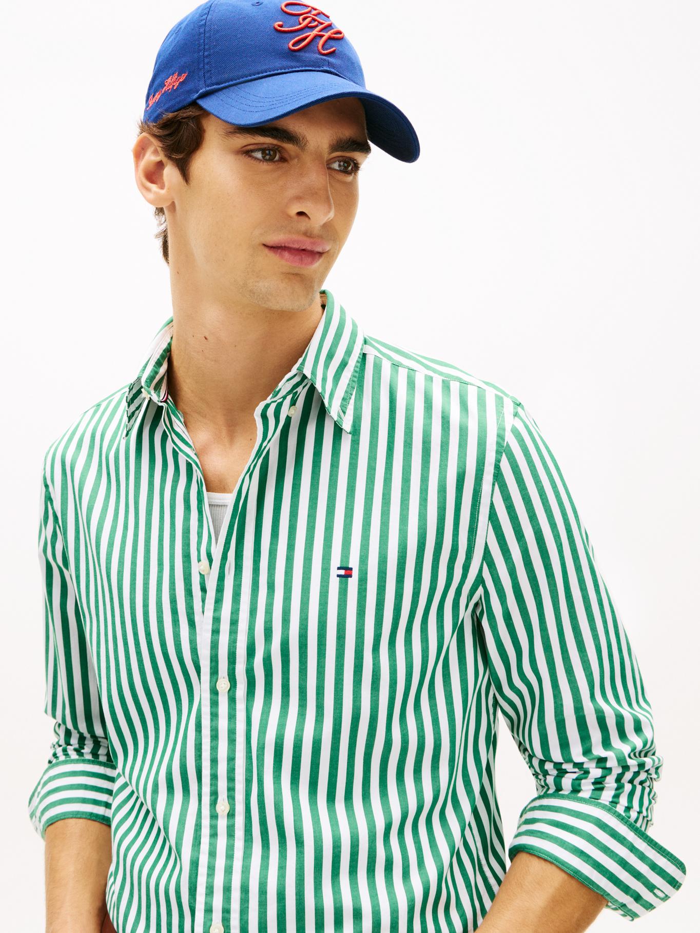Camisa Tommy Hilfiger Ml Rayas Cab