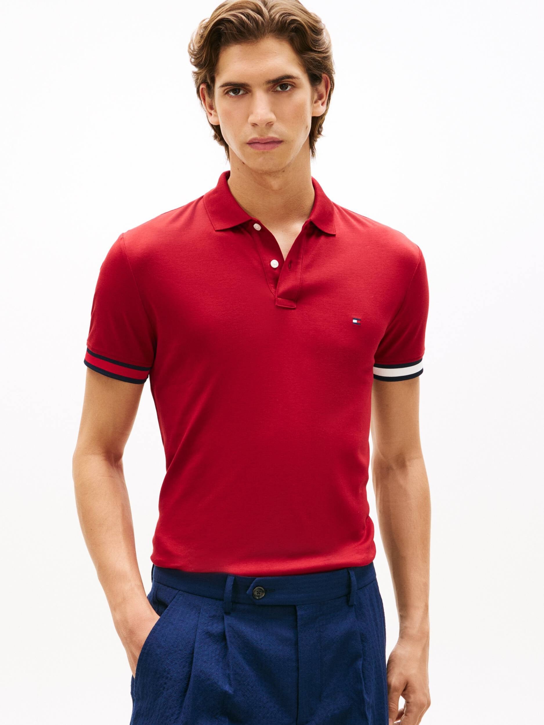 Poloshirt Tommy Hilfiger Mangas Cortas Liso para Caballeros
