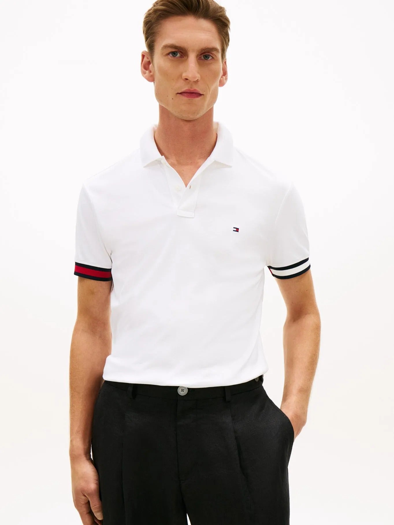 Poloshirt Tommy Hilfiger Mangas Cortas Liso para Caballeros