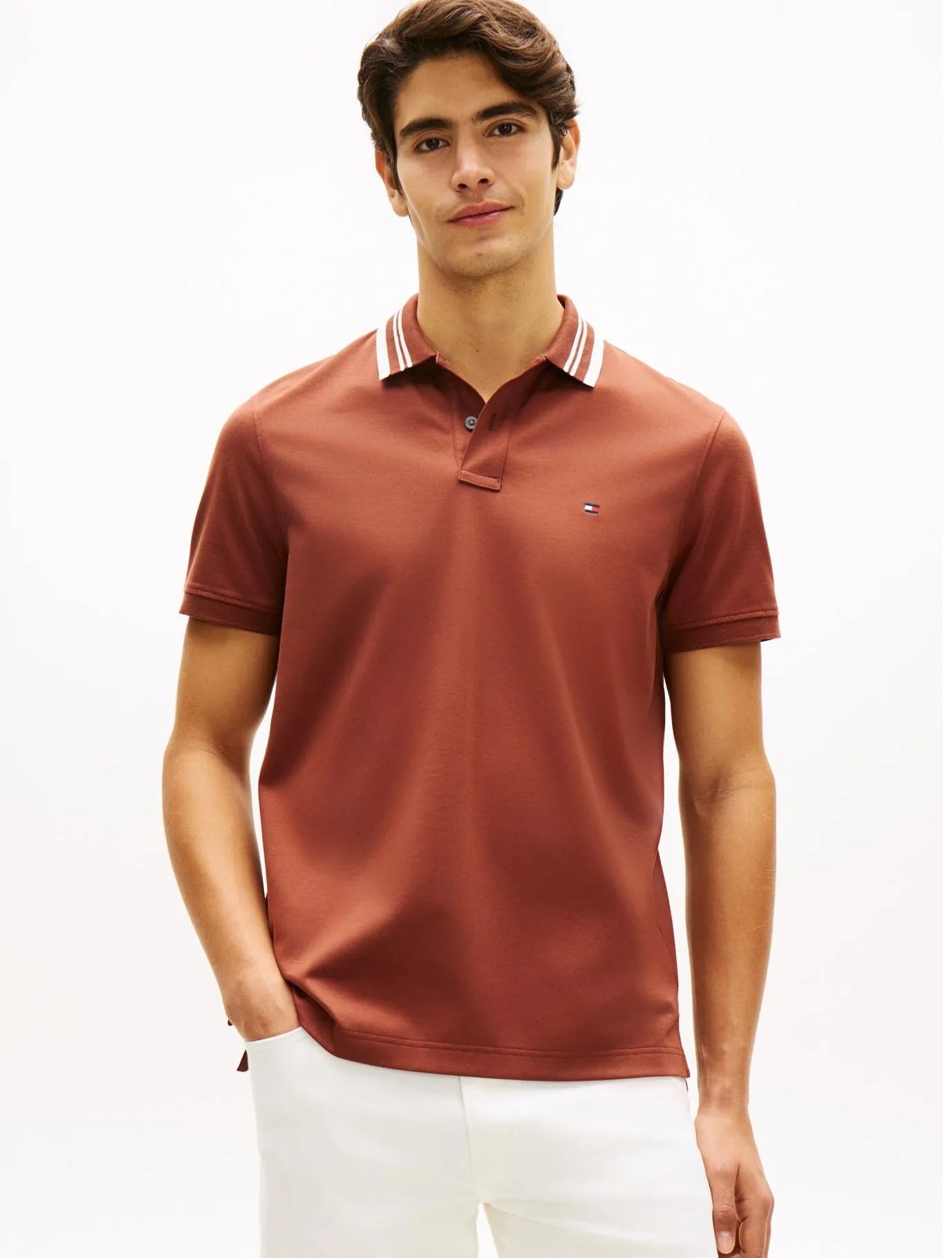 Poloshirt Tommy Hilfiger Mangas Cortas Liso para Caballeros