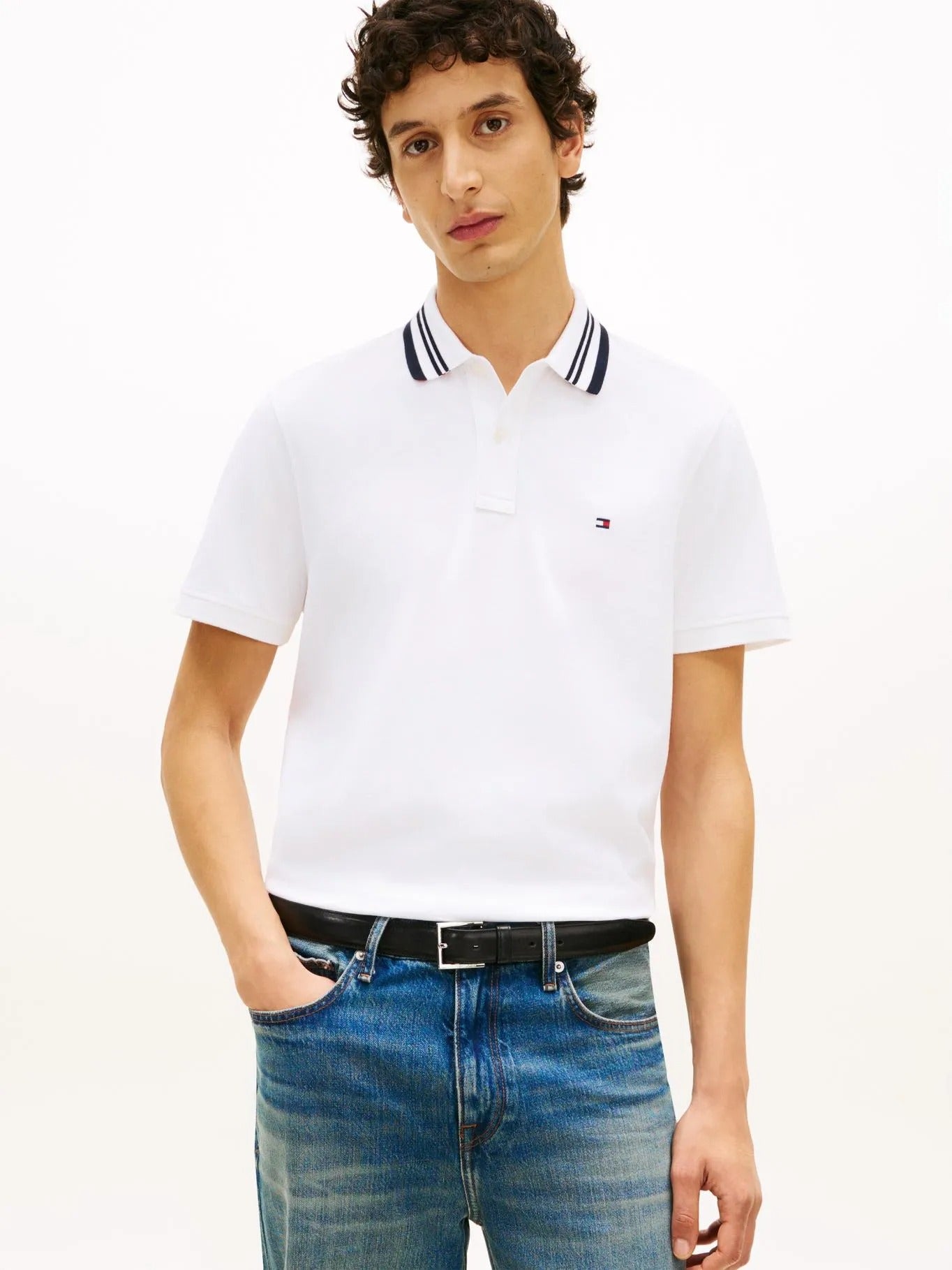 Poloshirt Tommy Hilfiger Mangas Cortas Liso para Caballeros