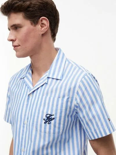 Camisa Tommy Hilfiger Mangas Cortas Rayas para Caballeros