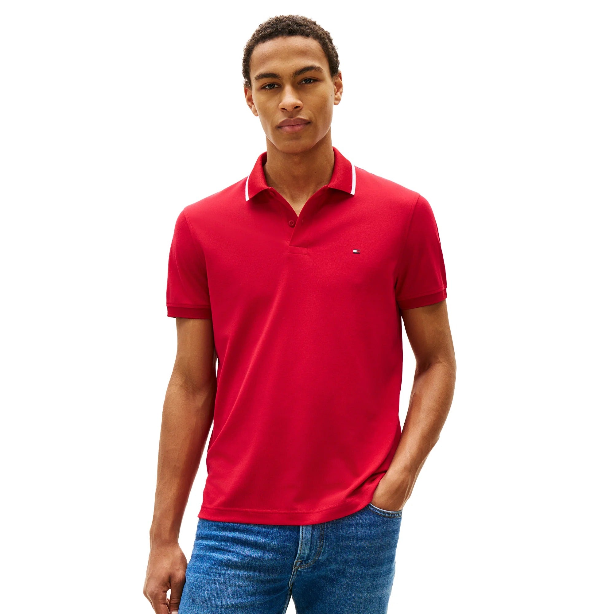 Poloshirt Tommy Hilfiger Mangas Cortas Liso para Caballeros