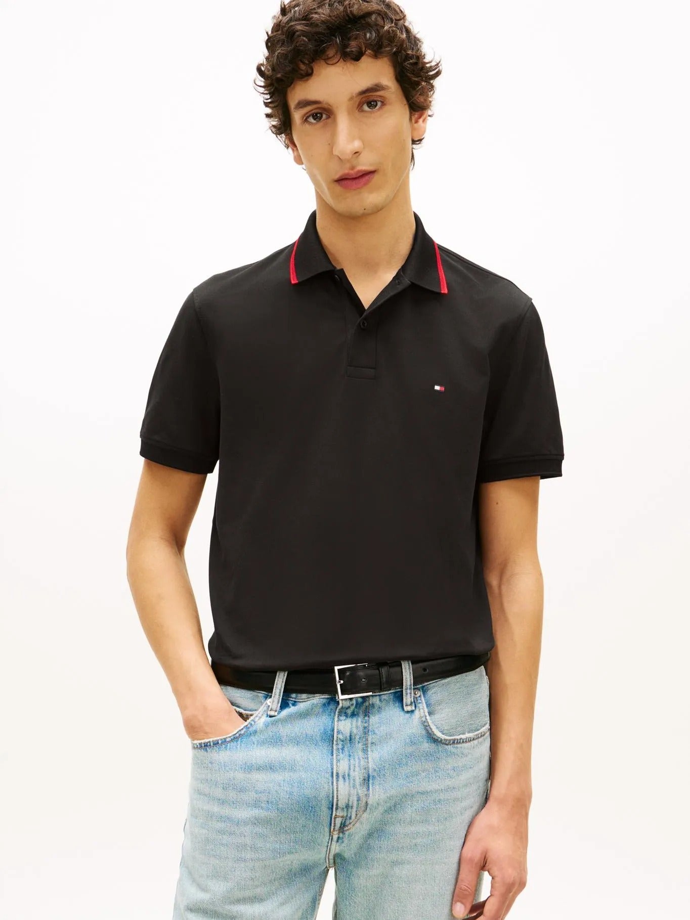 Poloshirt Tommy Hilfiger Mangas Cortas Liso para Caballeros