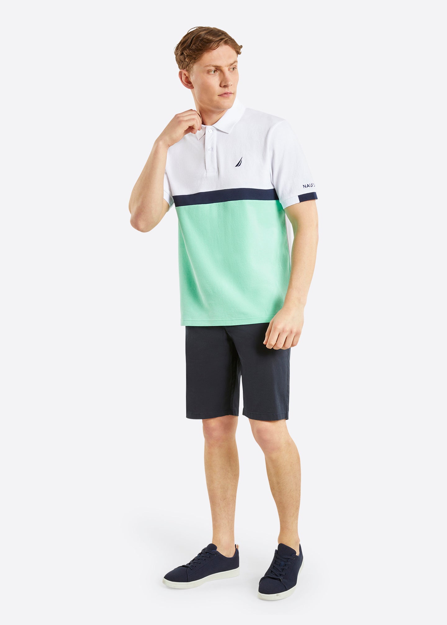 Poloshirt Nautica Mc Combinado Cab