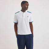 Poloshirt Nautica Mangas Cortas Liso Blanco para Caballeros N1S03443