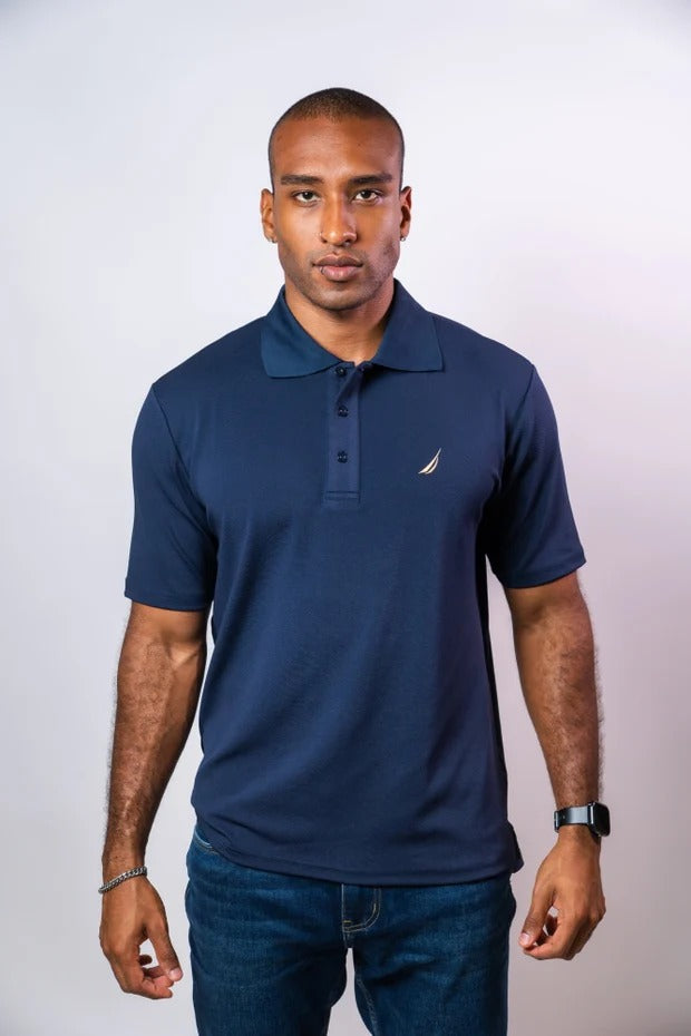 Poloshirt Nautica Mangas Cortas Liso para Caballeros