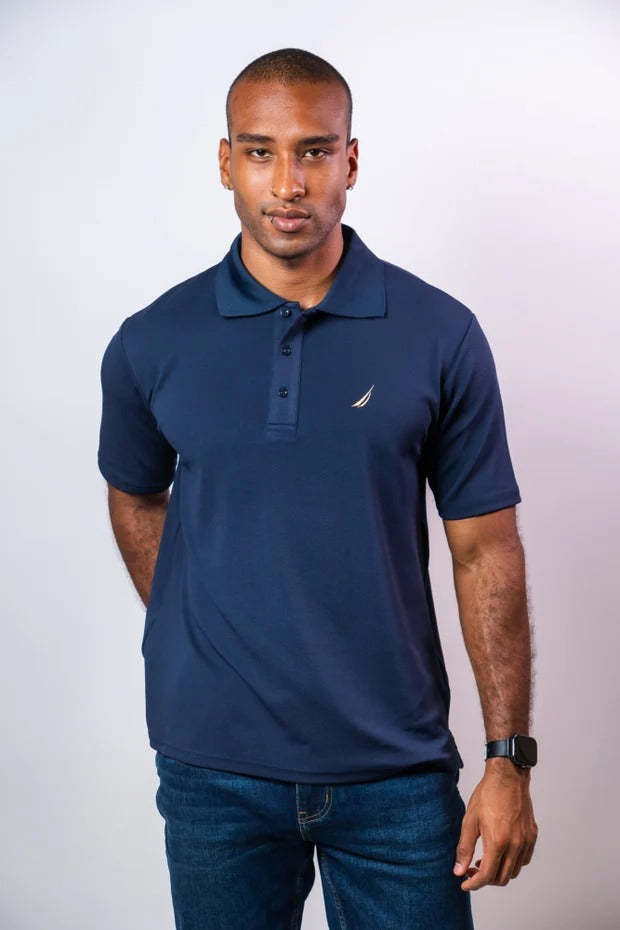 Poloshirt Nautica Mangas Cortas Liso para Caballeros