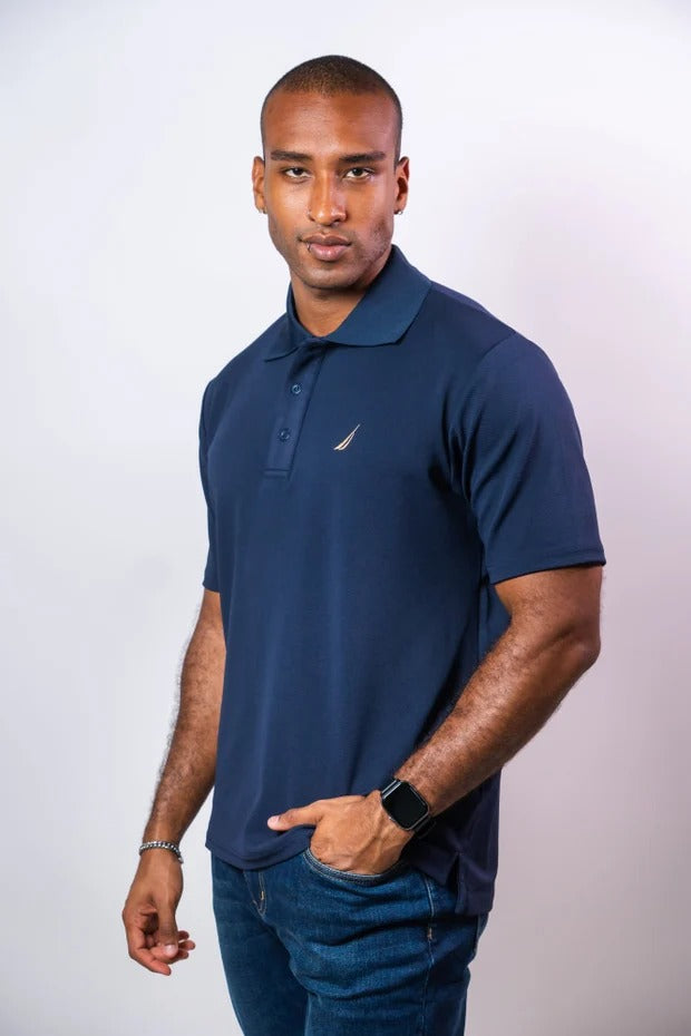 Poloshirt Nautica Mangas Cortas Liso para Caballeros