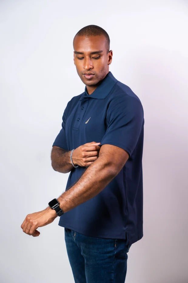 Poloshirt Nautica Mangas Cortas Liso para Caballeros