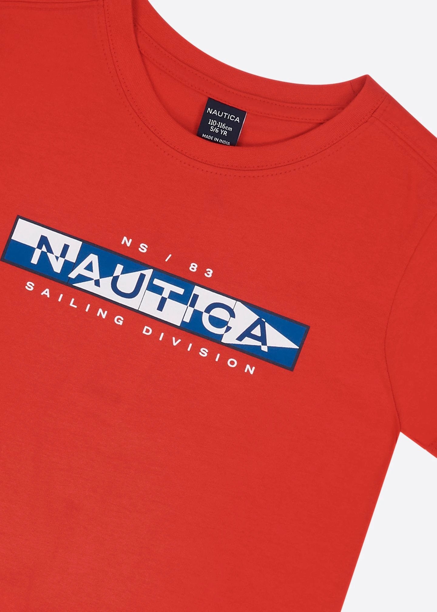 Camiseta Nautica Mangas Cortas Estampada P/ Niños by Nautica