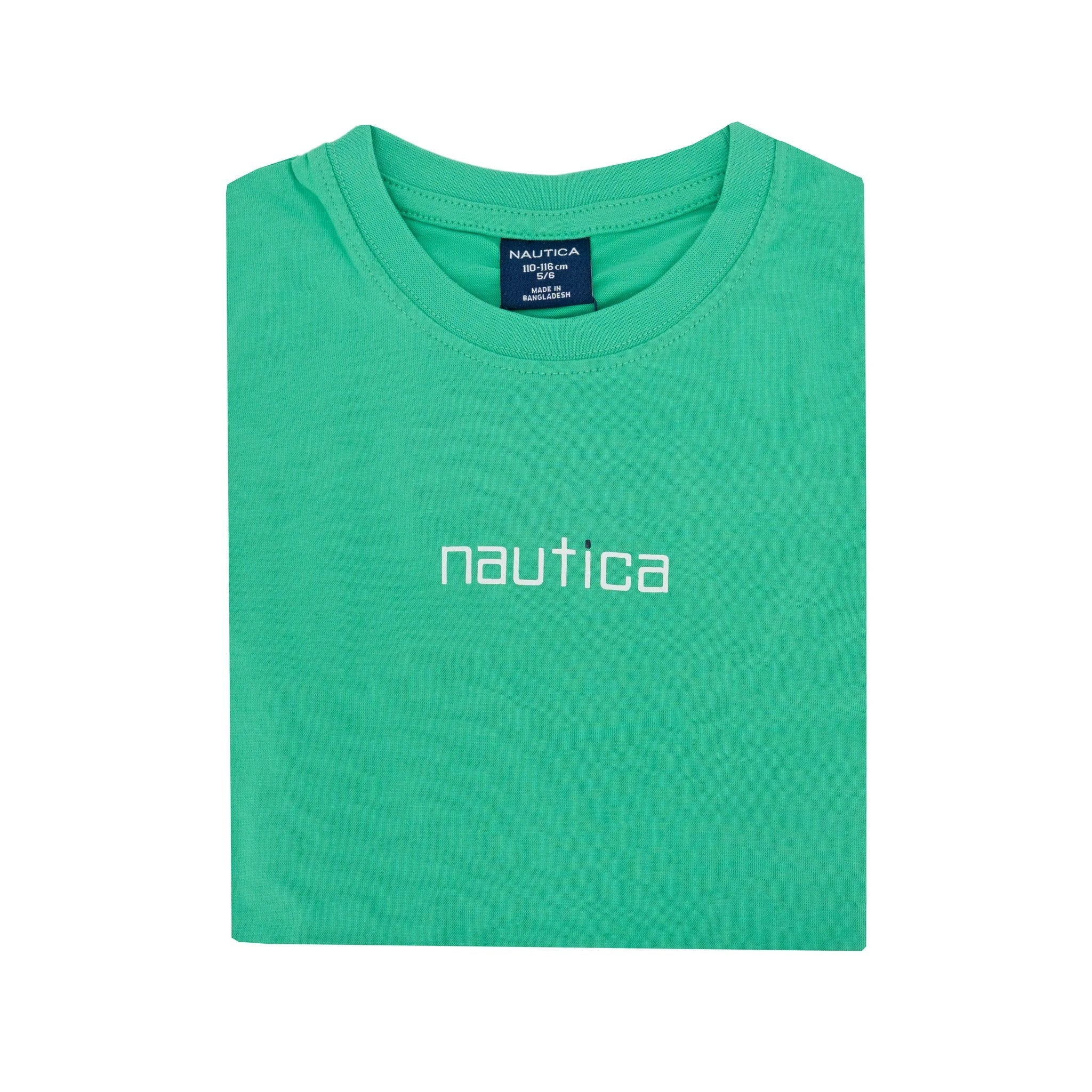 Camiseta Nautica Mangas Cortas Estampada P/ Niños by Nautica