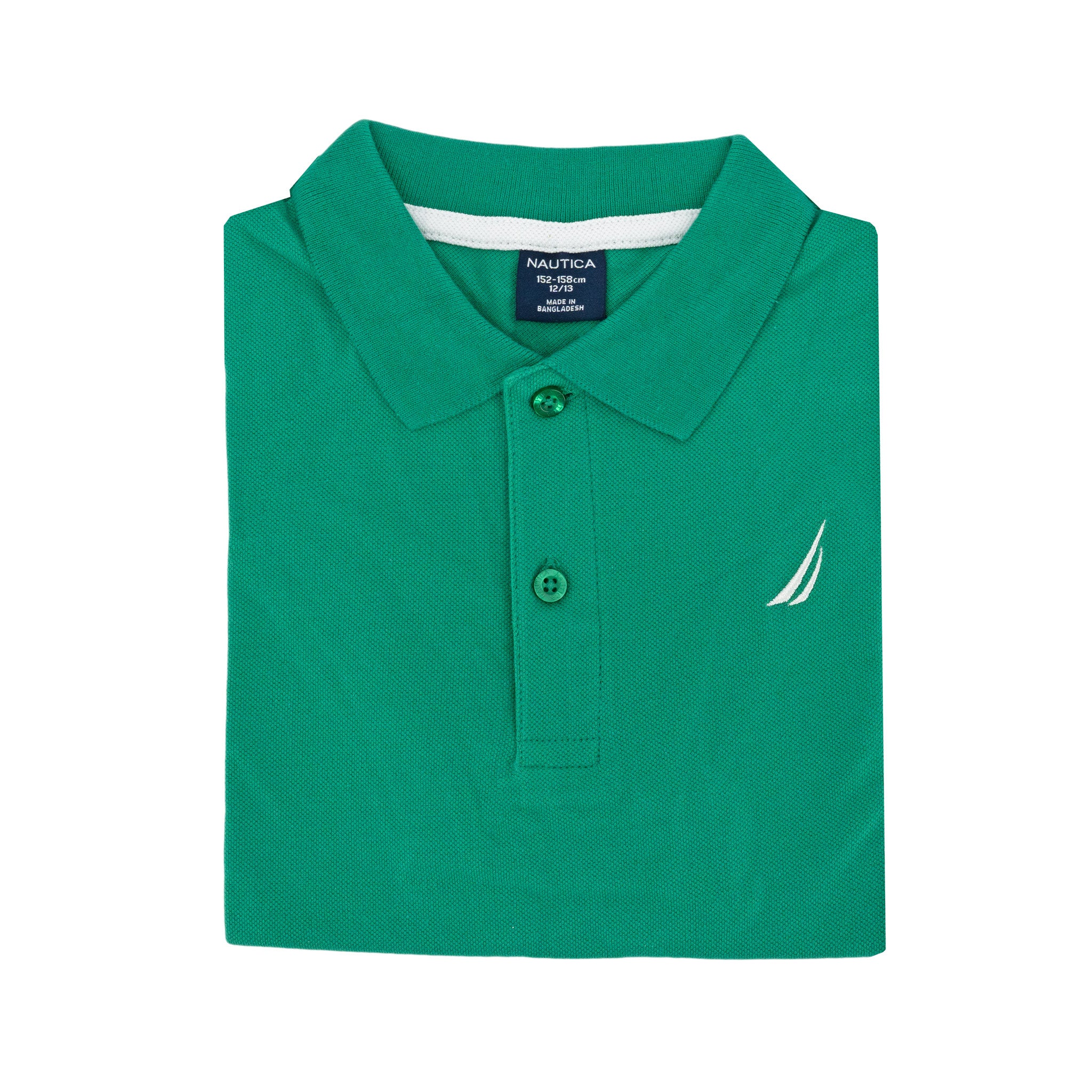 Poloshirt Nautica Mangas Cortas Liso P/ Niños