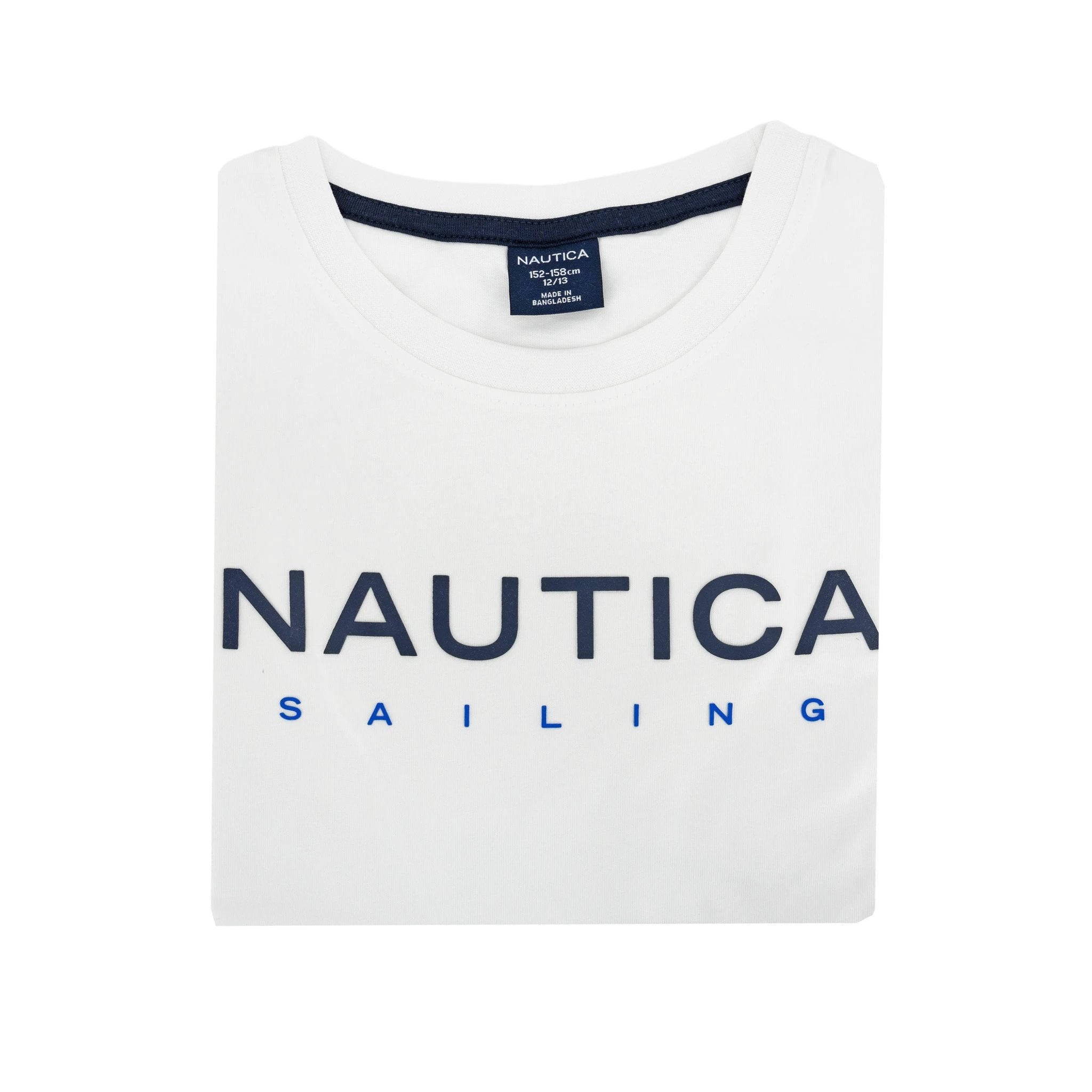 Camiseta Nautica Mangas Cortas Estampada P/ Niños by Nautica