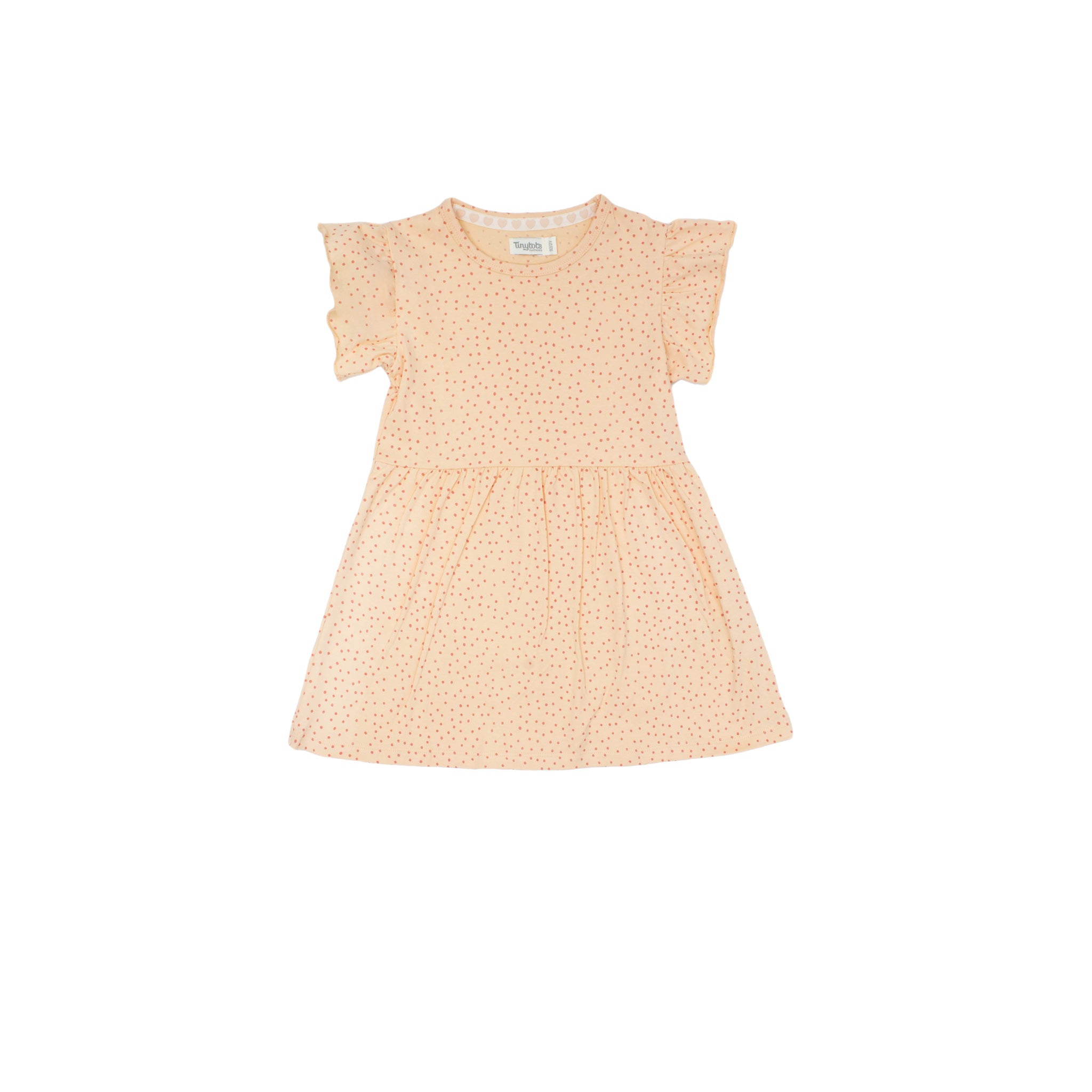 Vestido Tiny Tots Mangas Cortas Estampado Nina