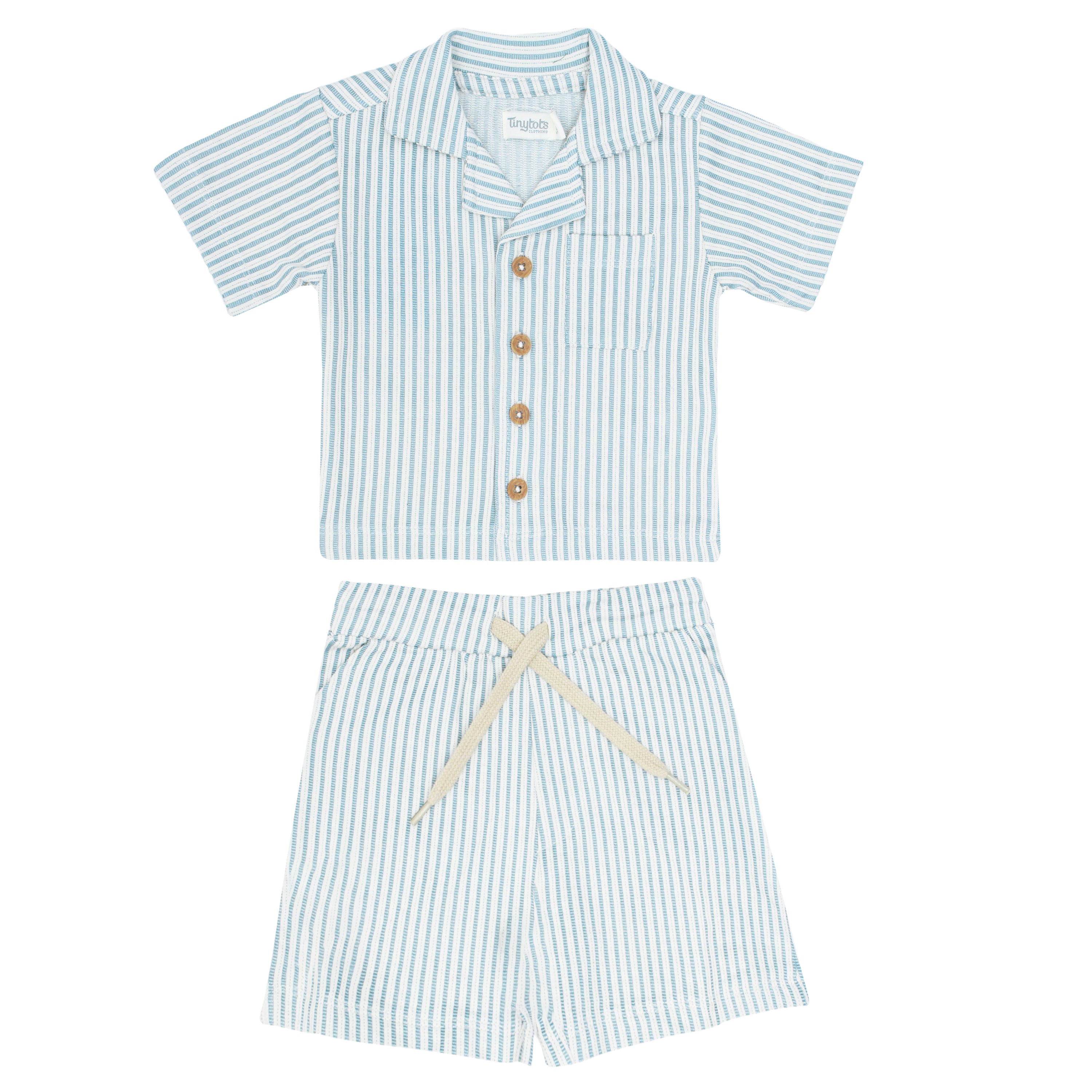 Conjunto Tiny Tots Mangas Cortas Rayas 2 Piezas Niño