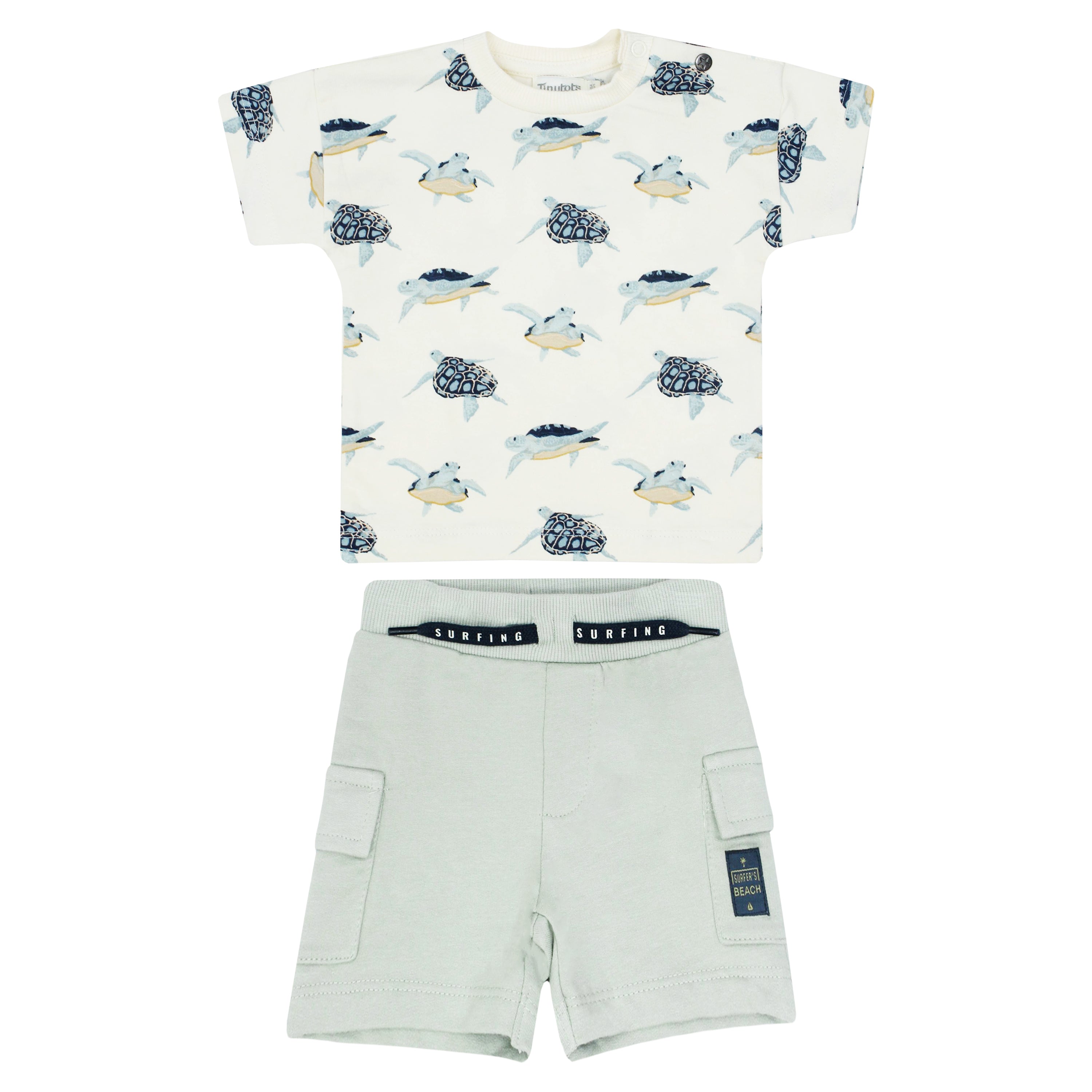 Conjunto Tiny Tots Mangas Cortas Estampado 2 Piezas Nino