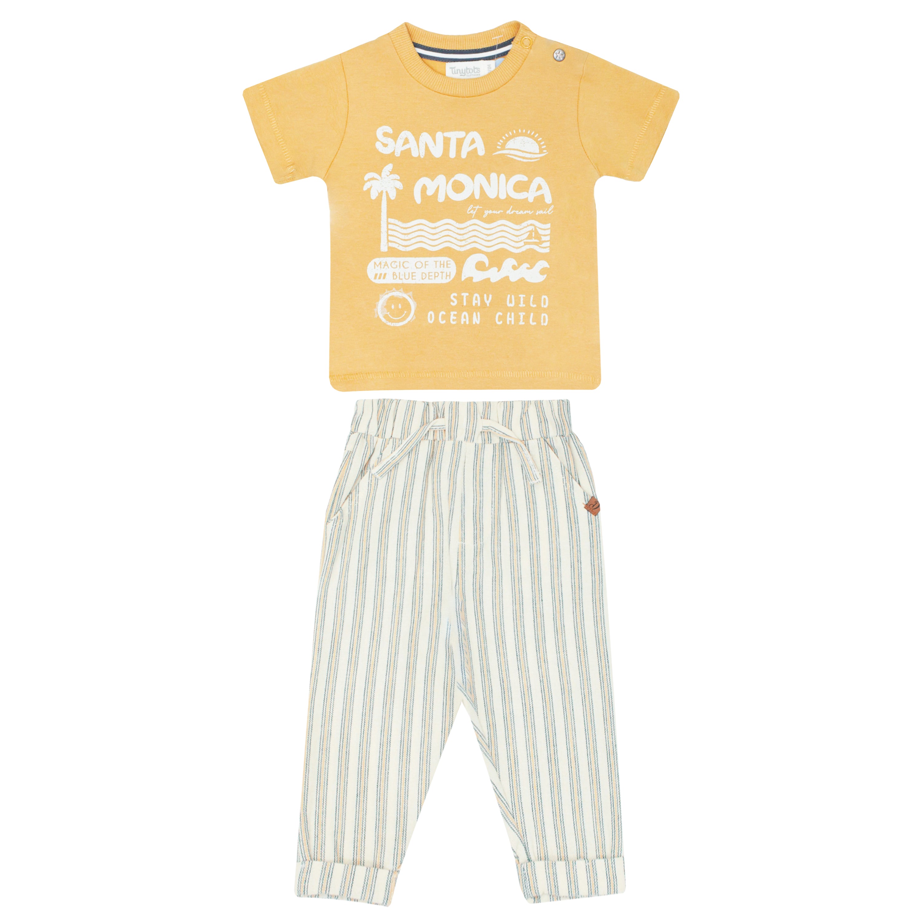 Conjunto Tiny Tots Mangas Cortas Estampado 2 Piezas Nino