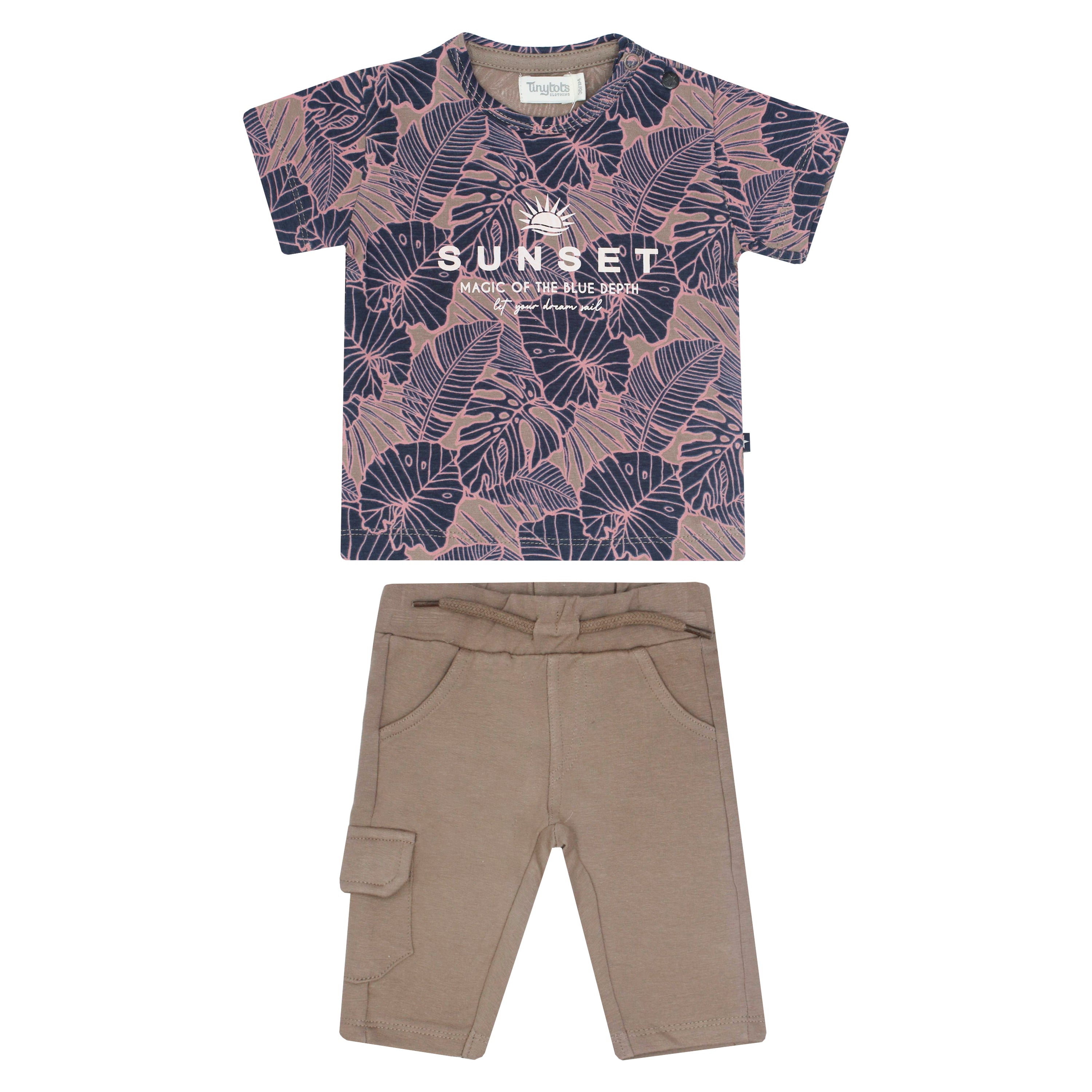 Conjunto Tiny Tots Mangas Cortas Estampado 2 Piezas Nino