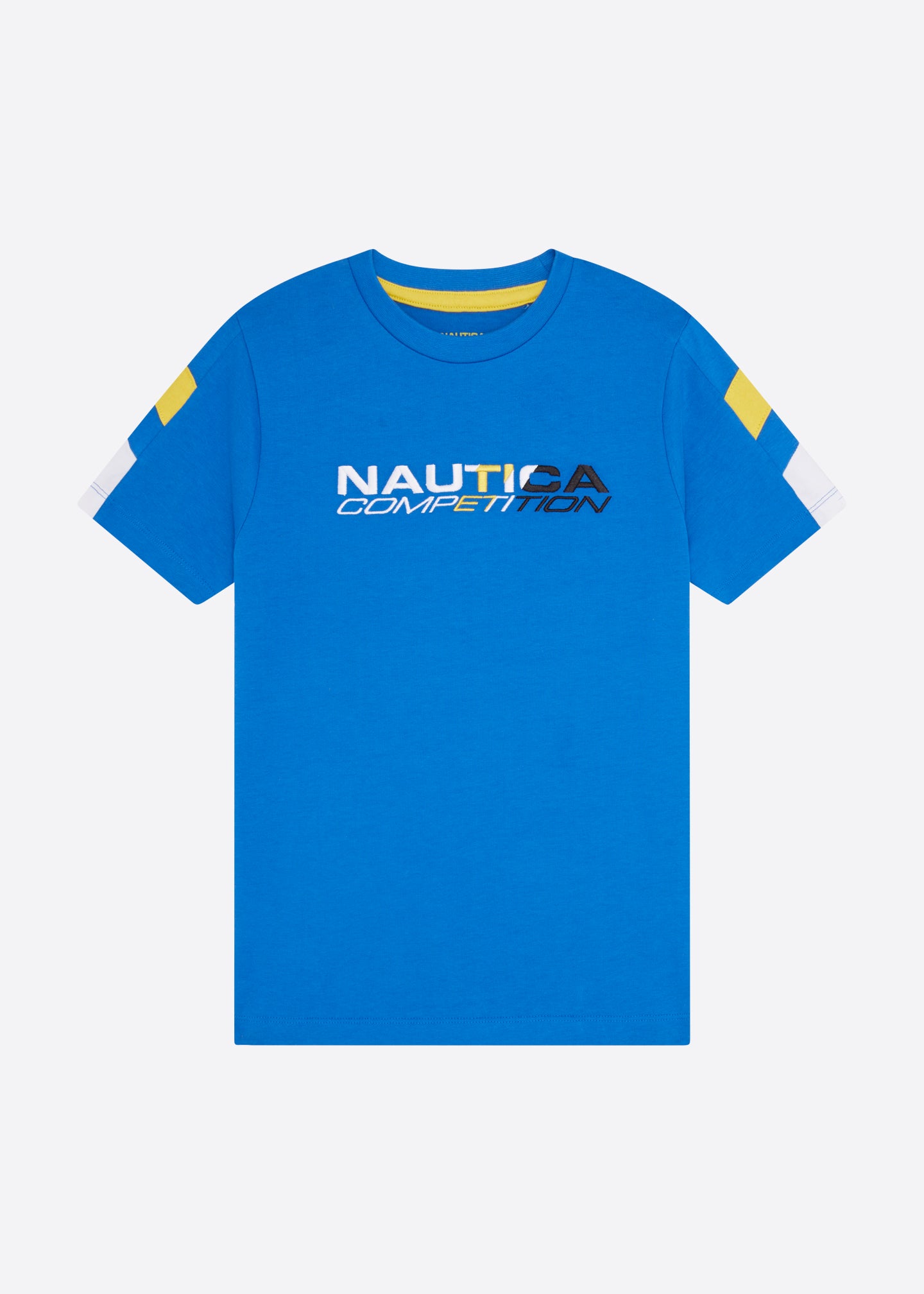 Camiseta Nautica Mangas Cortas Estampada P/ Niños