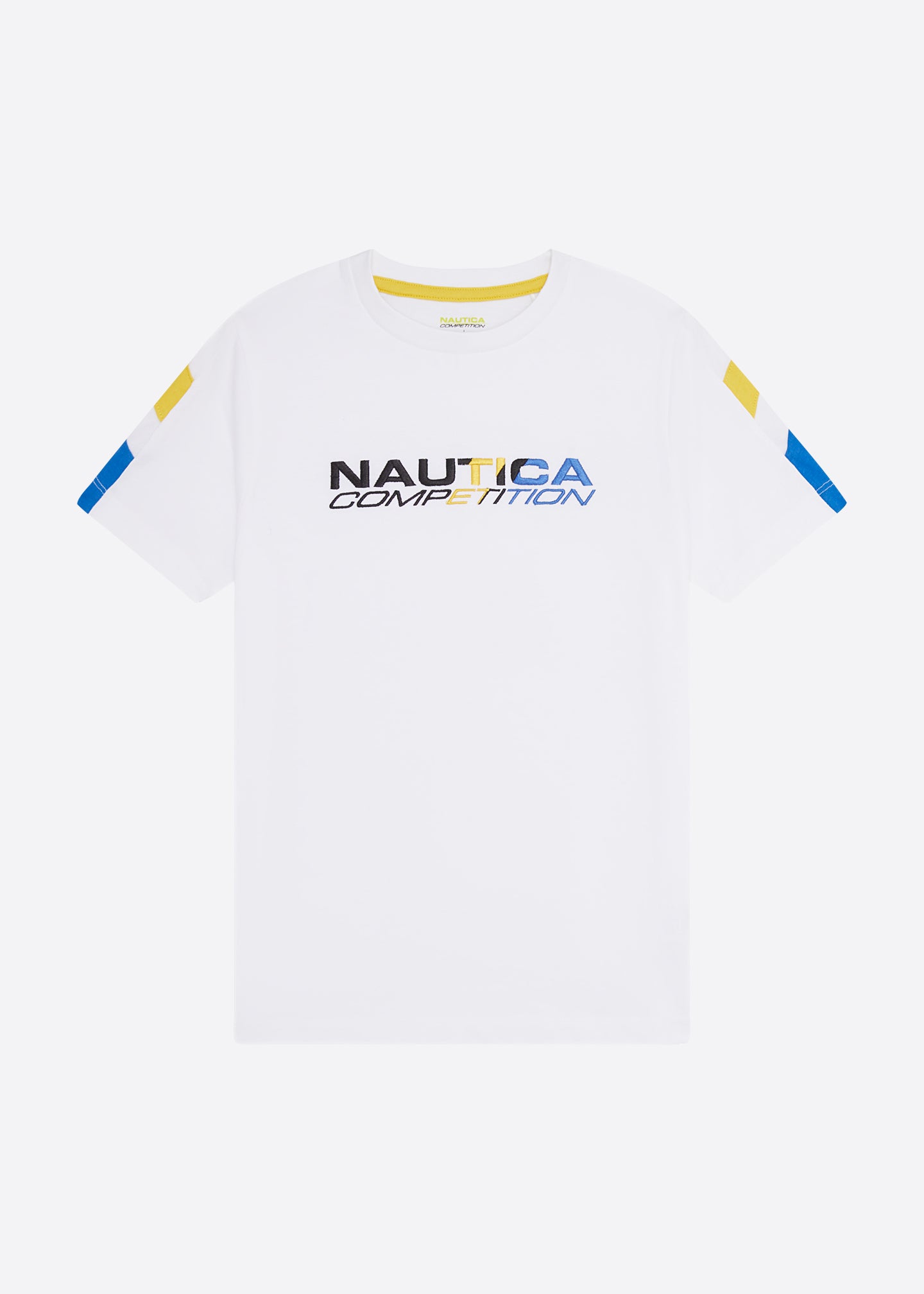 Camiseta Nautica Mangas Cortas Estampada P/ Niños