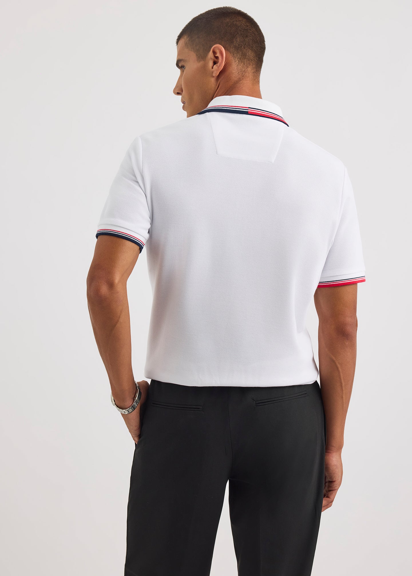 Poloshirt Nautica Mangas Cortas Liso Para Caballeros