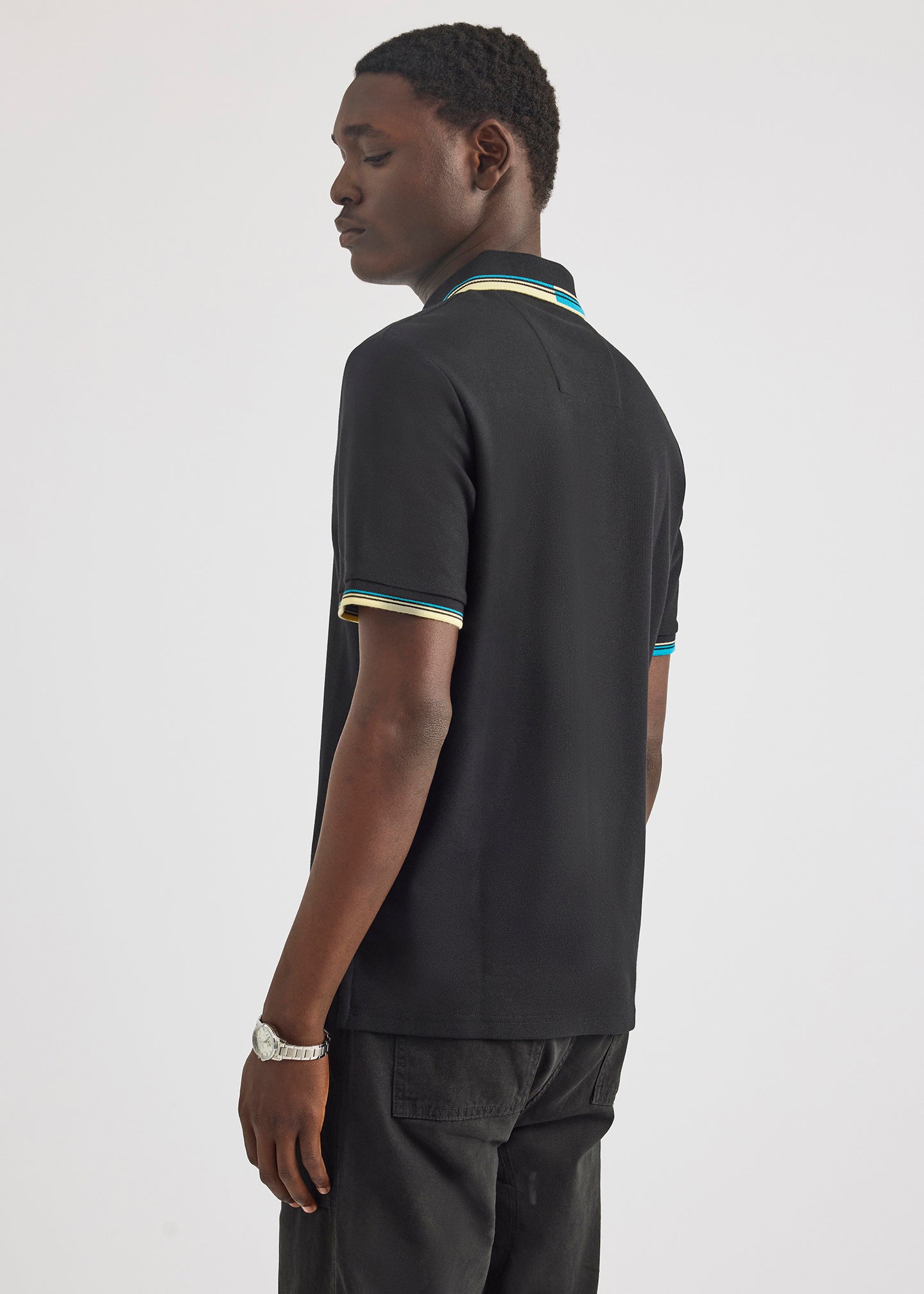 Poloshirt Nautica Mangas Cortas Liso Para Caballeros