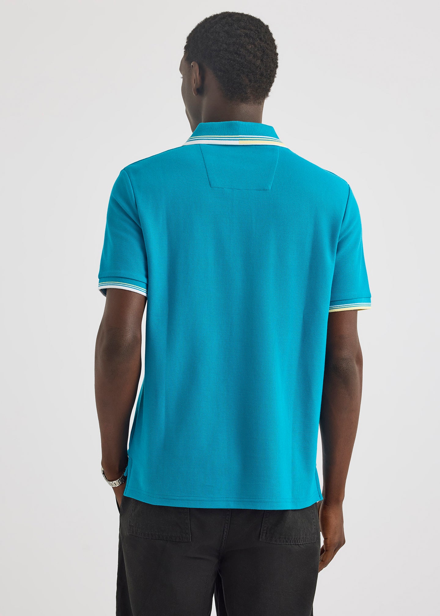 Poloshirt Nautica Mangas Cortas Liso Para Caballeros