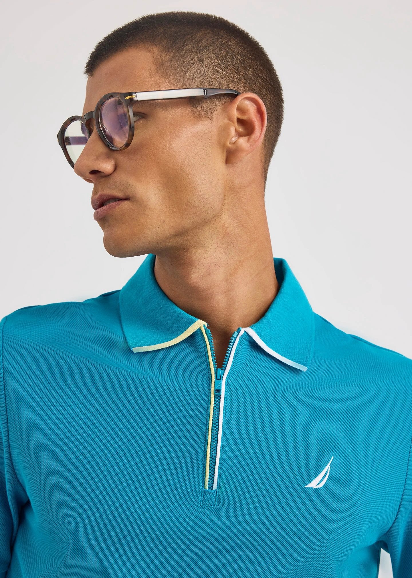 Poloshirt Nautica Mangas Cortas Estampado Para Caballeros by Nautica