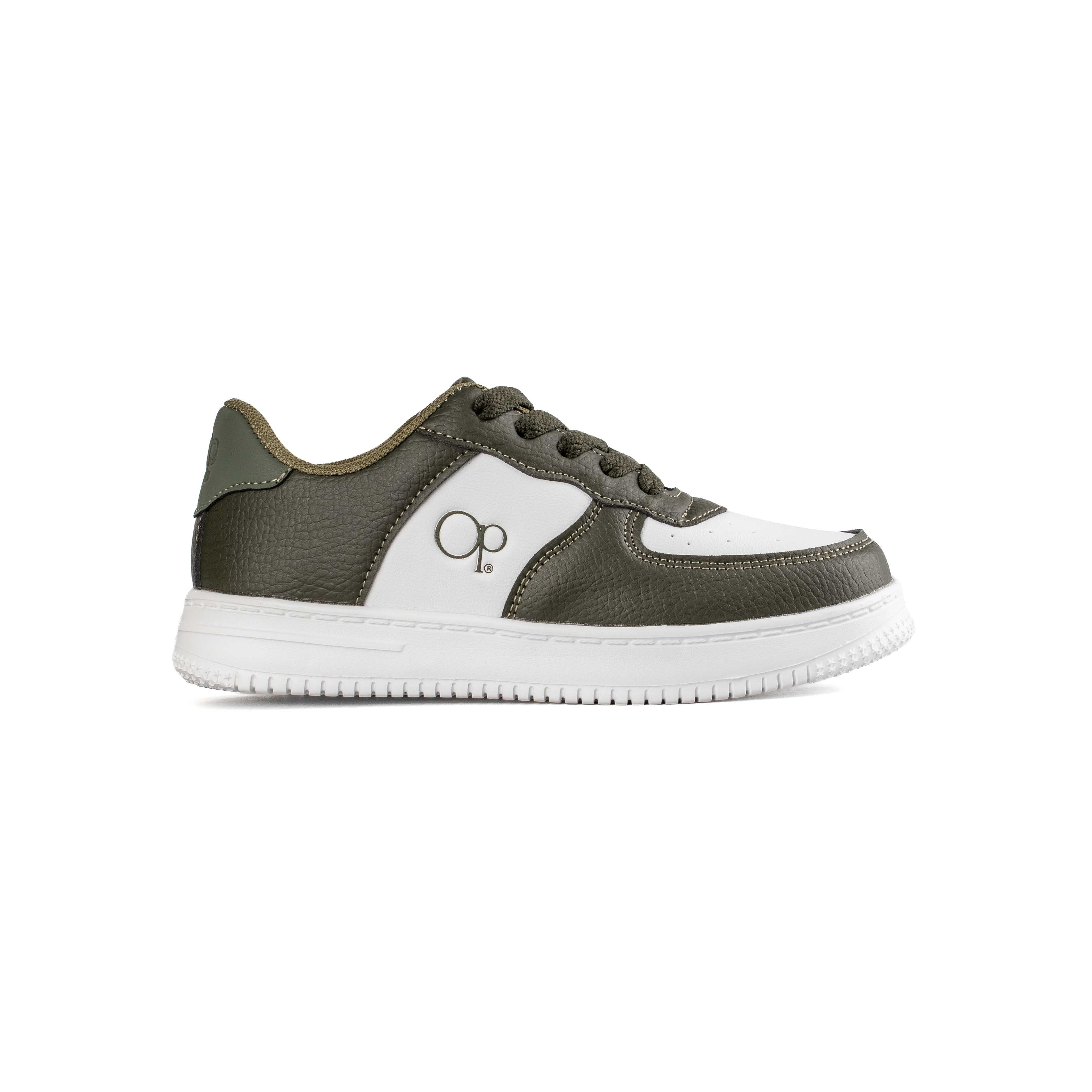 Tenis Ocean Pacific Baquilio para Niños – WHITE/OLIVO